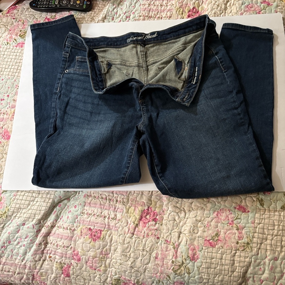 Dark Blue Denim Jeans